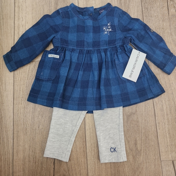 Calvin Klein Other - Calvin Klein plaid 2 PC outfit